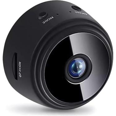 Imagem de Mini Câmera Espiã Full HD com Visão Noturna Infravermelho 1080p – Grava Vídeo, Tira Foto, Magnética e Discreta para Segurança e Monitoramento Residencial