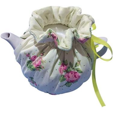 Imagem de KABAKE Capa Protetora Para Bule De Chá, Chá Floral Vintage Algodão, Decorativa Cozinha E Casa Com Almofada Isolante Dona Casa, Amiga Mãe