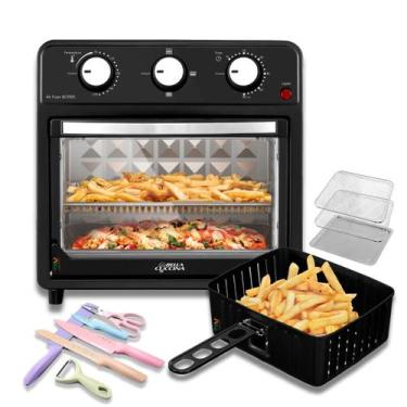 Imagem de Air fryer e forno 2 em 1 britania 12 litros grande 1700w potente - Bri