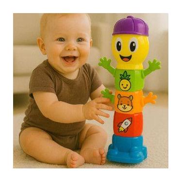 Imagem de Pula Centopeia Ursinho Infantil Bebês Brinquedo Criança Mordedor Prese