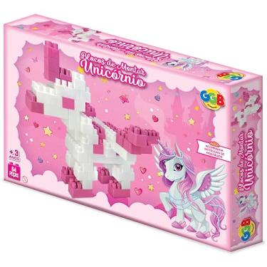 Imagem de Blocos de Montar Unicórnio GGB Plast