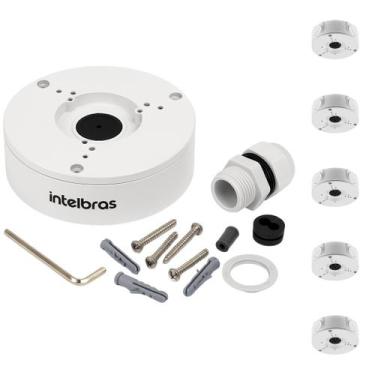 Imagem de Caixa de Passagem Metálica Externa Intelbras VBOX 5000 E para Câmeras 