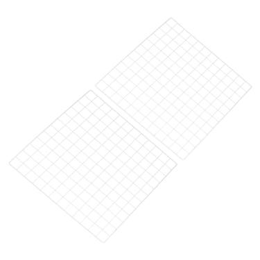 Imagem de PATIKIL Painel de grade de arame de 61 cm x 61 cm, pacote com 2 quadros fotográficos, painéis de grade, organizador de pendurar para casamento, escritório em casa, branco