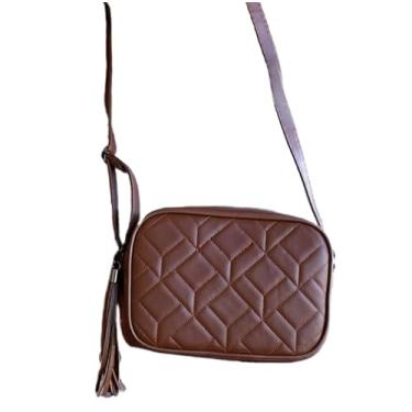 Imagem de Bolsa Feminina Alça transversal e lateral de ombro com regulagem (Caramelo)