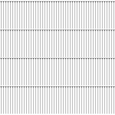 Imagem de 200 peças de palitos de balão de plástico reutilizável de 33 cm e copo para aniversário, formatura, formatura, casamento, aniversário, festa, suprimentos (preto)