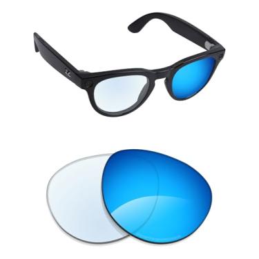 Imagem de Alphax Lentes de reposição polarizadas para óculos de sol Ray-Ban Meta Headliner RW4009 50 mm - Opções, Adapt Blue Photochromic Mirrored
