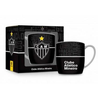 Imagem de Caneca de Porcelana Urban Clube Atlético Mineiro 300ml - BRASFOOT PRES