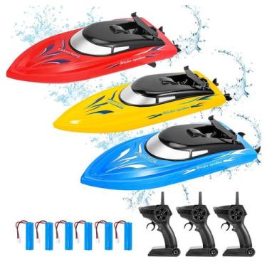 Imagem de RC Boat Twister.ck 3PACK para crianças e adultos com 6 baterias