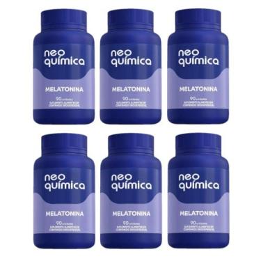 Imagem de Kit 6 Suplemento Melatonina Com 90 Comprimidos - Neo Química