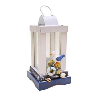 Imagem de Lamparina Luminária Naval Castiçal Vela Gaivota Decoração - OUTRAS MAR