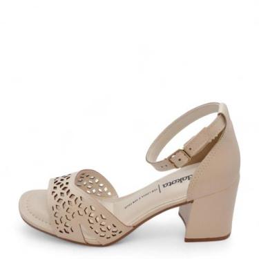 Imagem de Sandália Feminina Dakota Salto Médio REF: Y-9792, Cream, 37