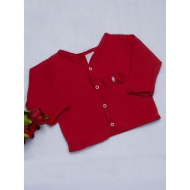 Imagem de Casaquinho Bebê com Laço em Malha 100 Algodão Confortável e Prático Ve