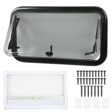 Imagem de Janela de saída de trailer janela de emergência para trailer van campista, janela dobrável de extrapolação, janela externa de ângulo ajustável, 600 x 300 mm