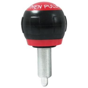 Imagem de Caoncctg Botão de mola para bicicleta ergométrica - pino de substituição para peças de bicicleta de exercício, botão de mola universal M16 para bicicletas de fitness, vermelho