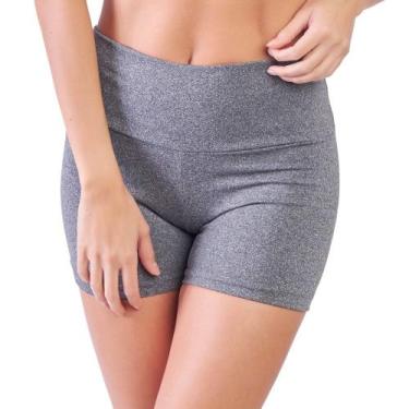 Imagem de Short Mescla Cintura Alta - donna, Gg, Mescla