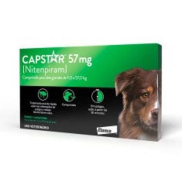 Imagem de Antipulgas Elanco 57mg para Cães de 11 a 57kg Capstar