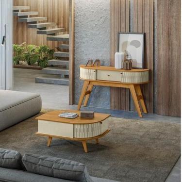 Imagem de Conjunto Aparador Estoril e Mesa de Centro Indianapolis - Espresso Móv