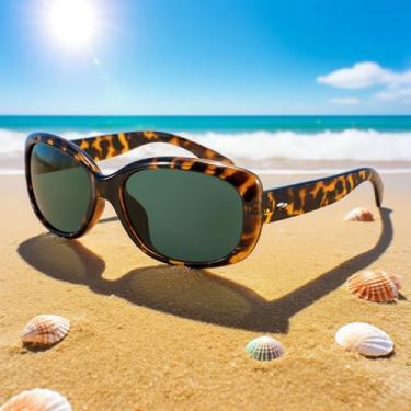 Imagem de Óculos de sol polarizados para mulheres e homens, óculos de sol modernos para mulheres, compras, dirigir, Tartaruga amarela/G15