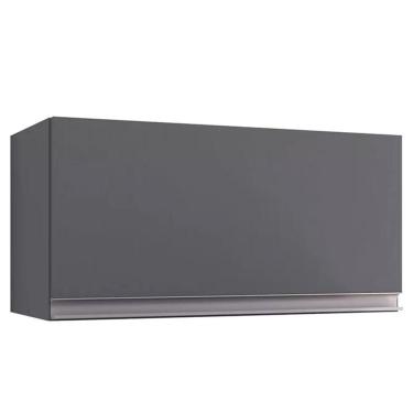 Imagem de Armario Aéreo De Geladeira 60cm Andréia Ajl Móveis Cinza