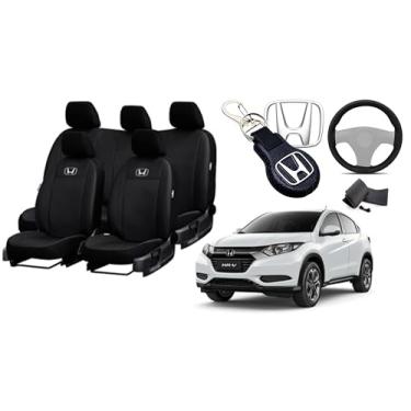 Imagem de Capa de couro para o banco hrv 2015-2024 proteção impermeável