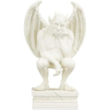 Imagem de Estátua Gárgula - Versão 2 (Cor Mármore Dourado)