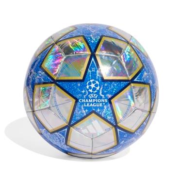 Imagem de adidas Bola de futebol unissex para treinamento da UEFA Champions League, multicolorida/azul escuro/pantone/branco, 3