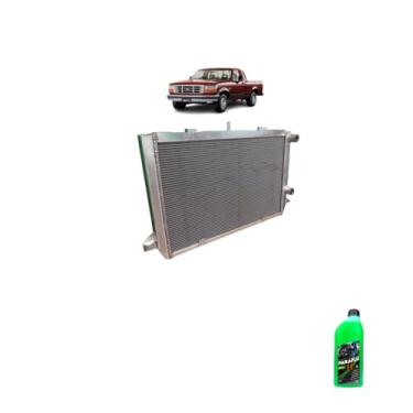 Imagem de Kit Radiador Ford F-4000 87/95 Completo + Aditivo Paraflu Verde
