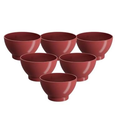 Imagem de Kit Cumbuca Coza Cozy 500ml Vermelho Dust 6 Peças Brinox - 99428/3929