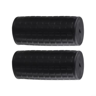 Imagem de Punhos de borracha para carrinho de mão capas de substituição de tubo redondo antiderrapantes alças de carrinho de jardim com design ergonômico para carrinho de mão Dolly ferramentas de jardim preto