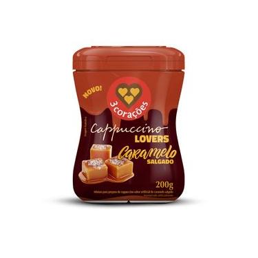 Imagem de Cappuccino Caramelo Salgado 3 Corações Pote 200g