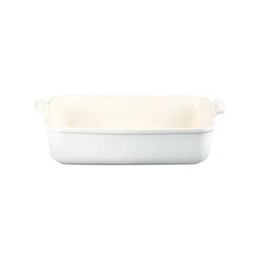 Imagem de Travessa Retangular 36 cm Heritage Branco Cotton Le Creuset