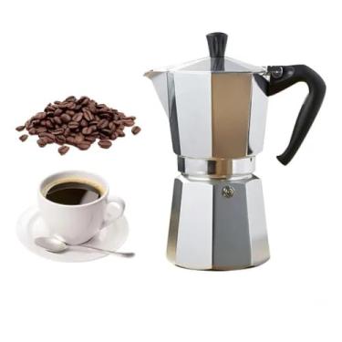 Imagem de CAFETEIRA ITALIANA GRANDE 12 XICARAS CAFE EXPRESSO MANUAL MOKA PREMIUM EM ALUMINIO 600ML