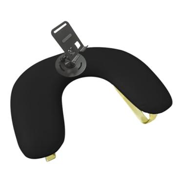 Imagem de harayaa Apoio de braço para unhas com suporte para celular, almofada antiderrapante e confortável para ferramentas de manicure, suporte para as mãos e, Preto