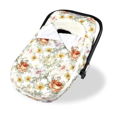 Imagem de Capa de assento de carro de inverno para bebês meninas, meninos, superquente, de lã de pelúcia, essencial para o inverno, assento de carro Skip Hop, assento de carro de inverno com zíper duplo para