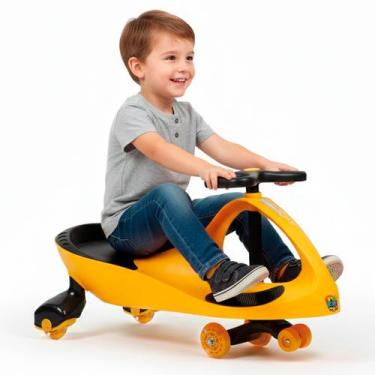 Imagem de Carrinho Gira Gira Car Fenix Até 100kg Rolimã Com Luzes Nas Rodas - Fê