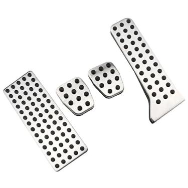 Imagem de EFDNK-HB Capas de pedal de freio de acelerador de carro universal antiderrapante pedais para acessórios automotivos protetores de pedal de veículo (MT com grande descanso)