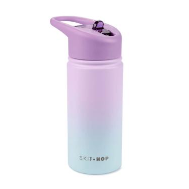 Imagem de Garrafa Térmica de Aço Inox 450 ml Ombre Lilas - Skip Hop