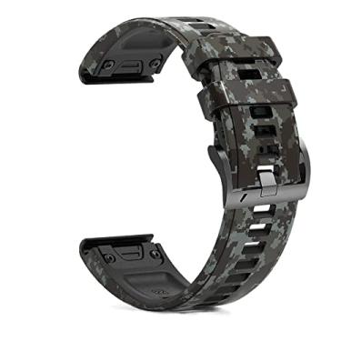 Imagem de ANZOAT 22 pulseiras de silicone de 26 mm de liberação rápida para Garmin Fenix 6 6X Pro 5X 5 Plus 3HR Fenix 7X 7 Forerunner 935 945 (G, Descent Mk1 MK2 de 26 mm)