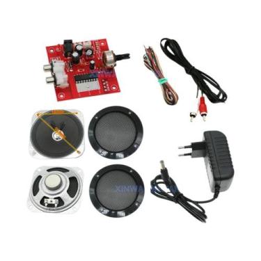 Imagem de Módulo Amplificador De Áudio Mini STEREO De 4 Polegadas Kit DIY Para R