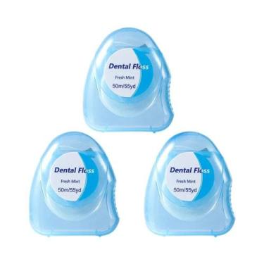 Imagem de Fio Dental Mint 3pcs Ultraclean Remoção De Placa Proteção Das Gengivas
