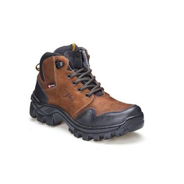 Imagem de Bota Boots Coturno Adventure Trilha Masculino Em Couro Amarok, 44