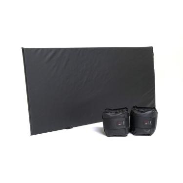 Imagem de Kit Par Caneleira Básica 2kg + 1 Colchonete 90x42x2-Unissex