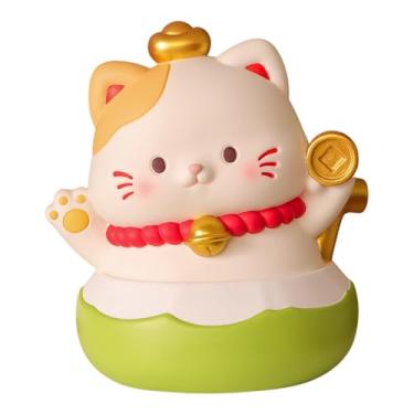 Imagem de Ｂｅｓｇａ Cofrinho em Forma de Gato, Peça Colecionável para Guardar Dinheiro, Ideal para Decorar Mesas, Quartos, Escritórios, Estantes, Entradas E Armários, Bell L, Tamanho real