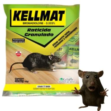 Imagem de Raticida Granu.Kellmat Sc 25g 40 Unidades