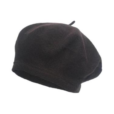 Imagem de Boina Feminina De Lã Grossa Multicolorida, Quente Para Inverno E Outon