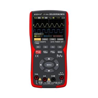 Imagem de Osciloscópio Portátil De Canal Duplo 50MHz Com Multímetro Digital E Ge