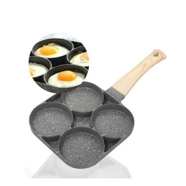 Imagem de Frigideira Antiaderente 4 Divisórias Omeleteira Sem Óleo - Genérico