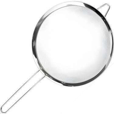 Imagem de Peneira Grande Aço Inox Brinox Top Prati Escorredor Cozinha