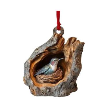 Imagem de Enfeites De Natal Em Acrílico 2D De Animais Fofos: Guaxinim, Gato, Cor