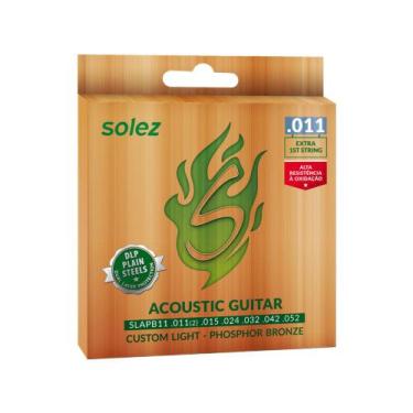 Imagem de Encordoamento Para Violão Solez Slapb11 Aço Phosphor Bronze